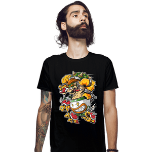 Secret_Shirts Fitted Shirts, Mens / Small / Black Bossfink