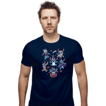 Load image into Gallery viewer, Secret_Shirts Fitted Shirts, Mens / Small / Navy Halloween Costumes
