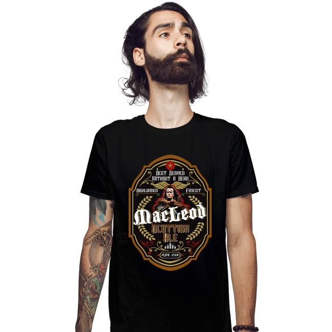 Secret_Shirts Fitted Shirts, Mens / Small / Black MacLeod Ale