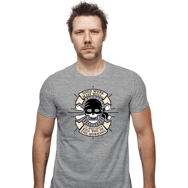 Daily_Deal_Shirts Fitted Shirts, Mens / Small / Sports Grey Dread Motivation