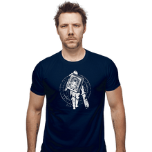 Load image into Gallery viewer, Shirts Fitted Shirts, Mens / Small / Navy Grimoire
