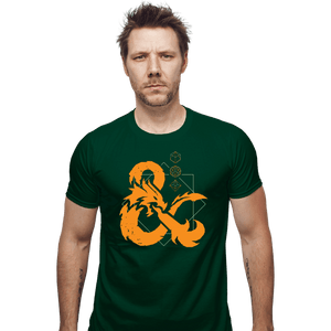Daily_Deal_Shirts Fitted Shirts, Mens / Small / Irish Green Basements & Dragons