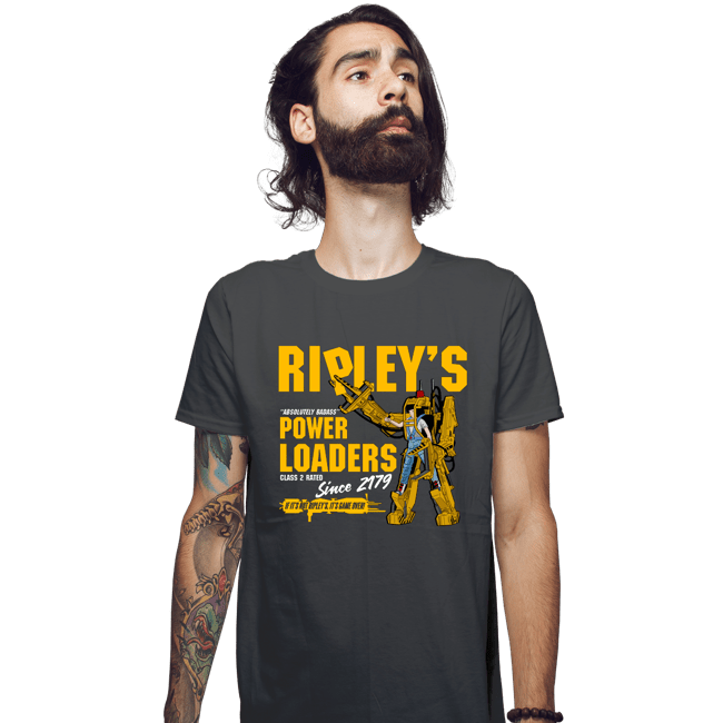Secret_Shirts Fitted Shirts, Mens / Small / Charcoal Ripley's Power Loaders