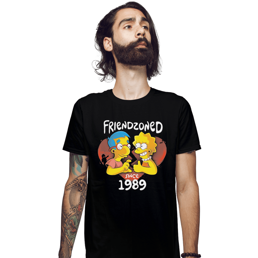 Shirts Fitted Shirts, Mens / Small / Black Friendzoned