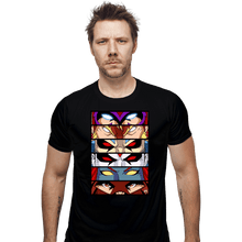 Load image into Gallery viewer, Shirts Fitted Shirts, Mens / Small / Black Evil Mutant Eyes
