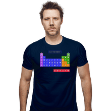 Load image into Gallery viewer, Secret_Shirts Fitted Shirts, Mens / Small / Navy Periodic Table of Powerups
