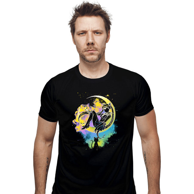 Daily_Deal_Shirts Fitted Shirts, Mens / Small / Black Soul Of The Moon
