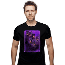Load image into Gallery viewer, Shirts Fitted Shirts, Mens / Small / Black Batmen
