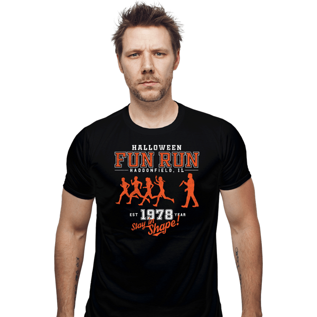 Daily_Deal_Shirts Fitted Shirts, Mens / Small / Black Halloween Fun Run