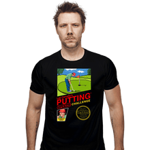 Load image into Gallery viewer, Shirts Fitted Shirts, Mens / Small / Black Lee Carvallo&#39;s Putting Challenge
