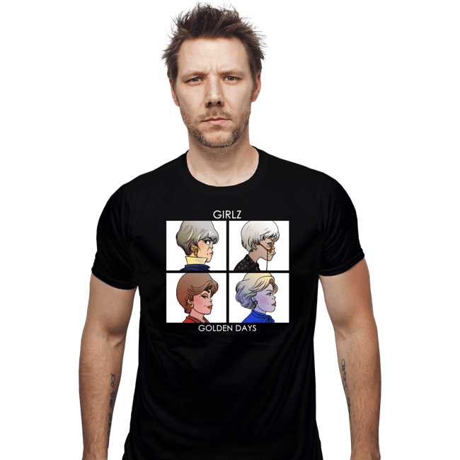 Daily_Deal_Shirts Fitted Shirts, Mens / Small / Black Golden Dayz