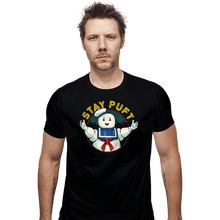 Load image into Gallery viewer, Shirts Fitted Shirts, Mens / Small / Black Stay Puft
