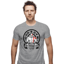 Load image into Gallery viewer, Shirts Fitted Shirts, Mens / Small / Sports Grey God&#39;s Gym

