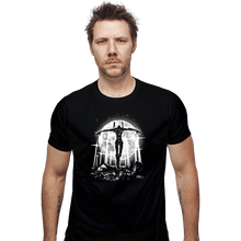 Load image into Gallery viewer, Shirts Fitted Shirts, Mens / Small / Black Moonlight Pilot
