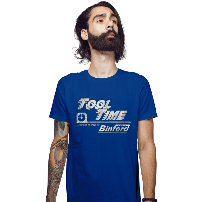 Daily_Deal_Shirts Fitted Shirts, Mens / Small / Royal Blue Tool Time
