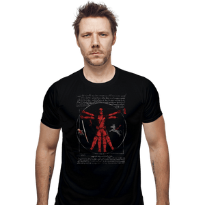 Secret_Shirts Fitted Shirts, Mens / Small / Black Vitruvian Mercenary