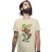 Load image into Gallery viewer, Secret_Shirts Fitted Shirts, Mens / Small / Sand Give A Hoot
