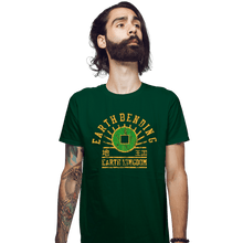 Load image into Gallery viewer, Shirts Fitted Shirts, Mens / Small / Irish Green Earth Bending
