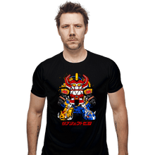 Load image into Gallery viewer, Daily_Deal_Shirts Fitted Shirts, Mens / Small / Black Chibi Megazord
