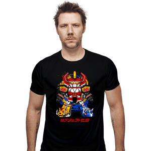 Daily_Deal_Shirts Fitted Shirts, Mens / Small / Black Chibi Megazord