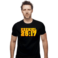 Load image into Gallery viewer, Secret_Shirts Fitted Shirts, Mens / Small / Black Ezekiel 25:17

