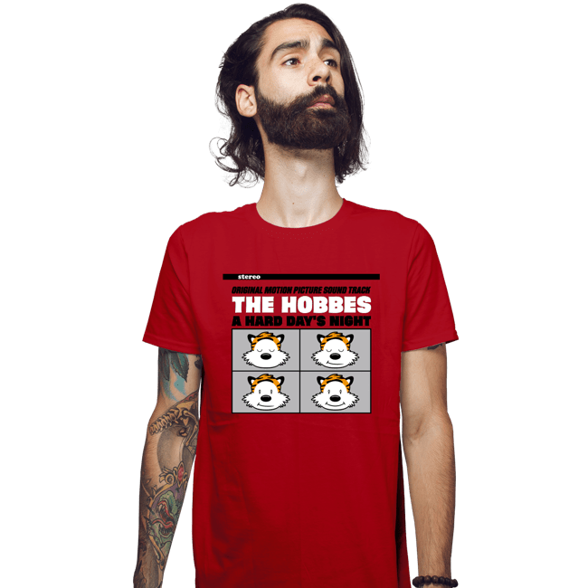 Daily_Deal_Shirts Fitted Shirts, Mens / Small / Red The Hobbes Album