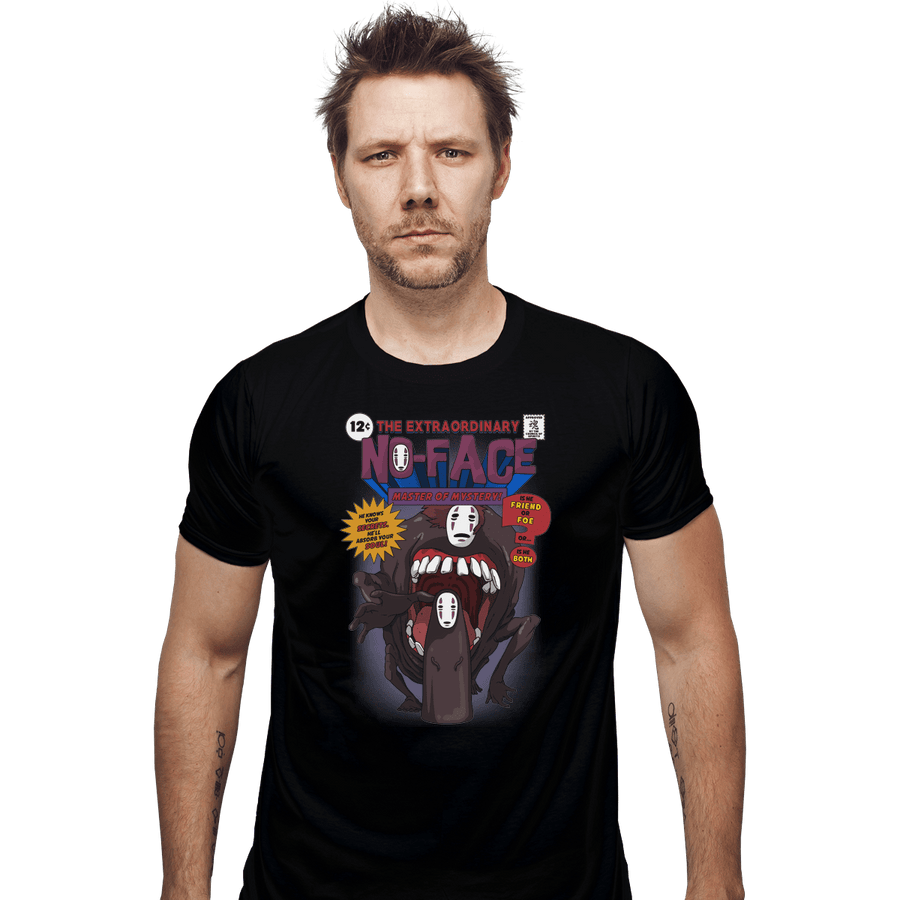 Shirts Fitted Shirts, Mens / Small / Black The Extraordinary No Face