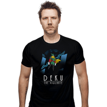 Load image into Gallery viewer, Daily_Deal_Shirts Fitted Shirts, Mens / Small / Black Deku The Vigilante
