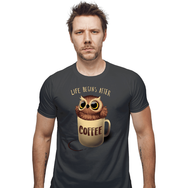 Shirts Fitted Shirts, Mens / Small / Charcoal Night Owl