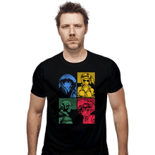 Load image into Gallery viewer, Secret_Shirts Fitted Shirts, Mens / Small / Black Bebop Panels

