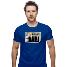 Load image into Gallery viewer, Daily_Deal_Shirts Fitted Shirts, Mens / Small / Royal Blue Nuclear Fiction
