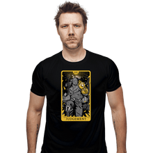 Load image into Gallery viewer, Shirts Fitted Shirts, Mens / Small / Black Tarot Judgement
