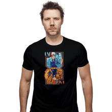 Load image into Gallery viewer, Shirts Fitted Shirts, Mens / Small / Black Fire And Ice Card
