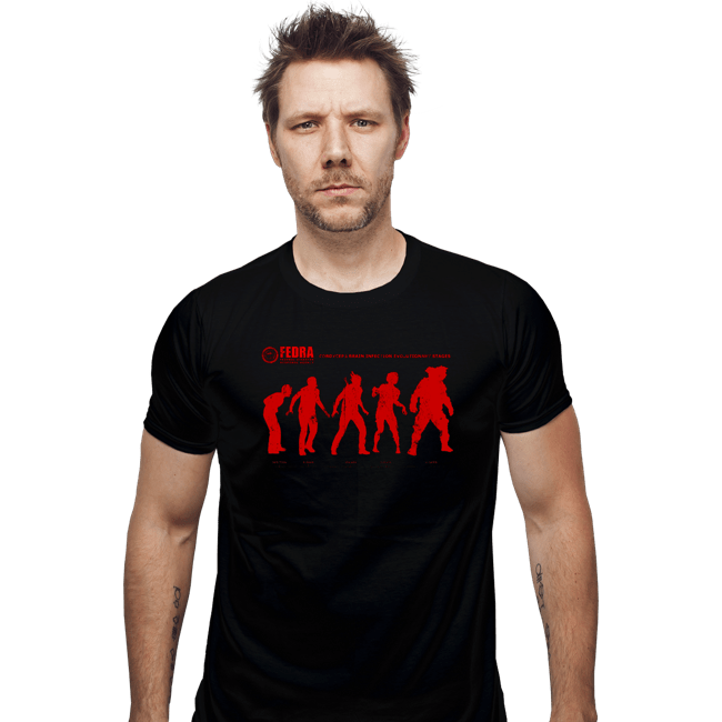 Daily_Deal_Shirts Fitted Shirts, Mens / Small / Black Infection Evolution
