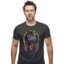 Load image into Gallery viewer, Daily_Deal_Shirts Fitted Shirts, Mens / Small / Charcoal Rocksteady Crest
