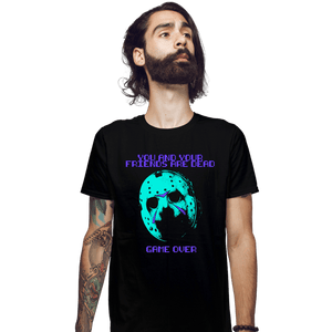 Secret_Shirts Fitted Shirts, Mens / Small / Black GAME OVER NES