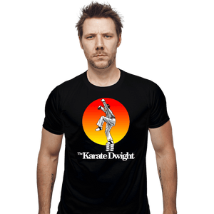 Shirts Fitted Shirts, Mens / Small / Black Karate Dwight