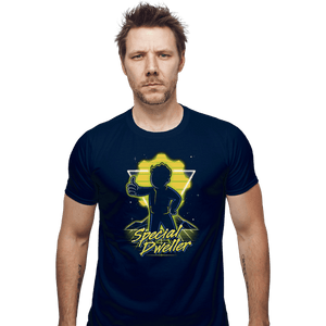 Shirts Fitted Shirts, Mens / Small / Navy Retro Special Dweller
