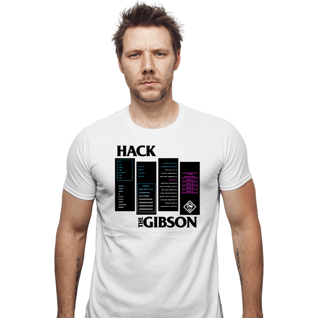 Secret_Shirts Fitted Shirts, Mens / Small / White Hackers The Gibson