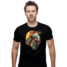 Load image into Gallery viewer, Shirts Fitted Shirts, Mens / Small / Black Mandalorian Hunter
