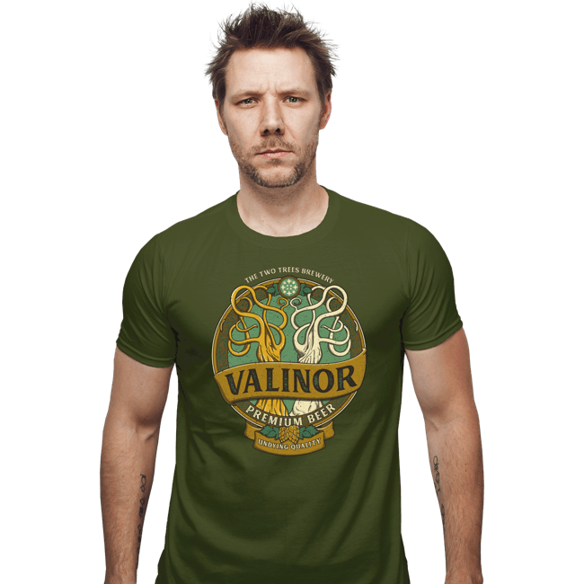 Secret_Shirts Fitted Shirts, Mens / Small / Military Green Eternal Brew