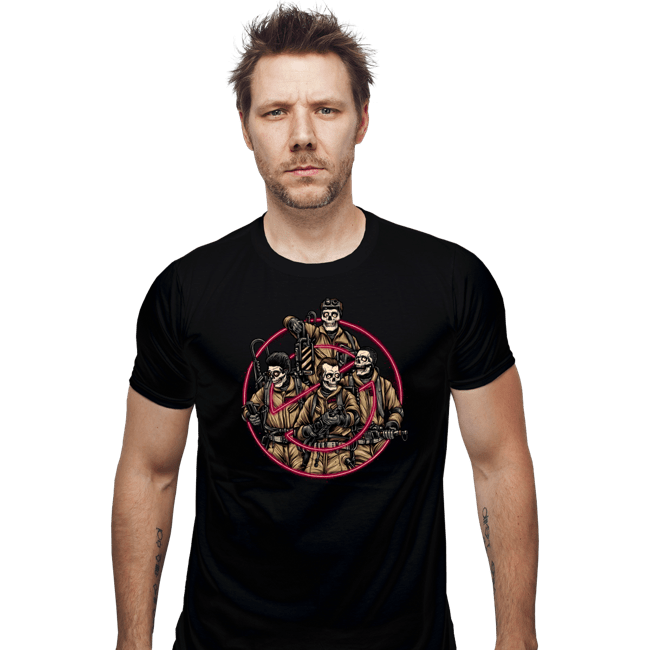 Secret_Shirts Fitted Shirts, Mens / Small / Black Busted Ghouls