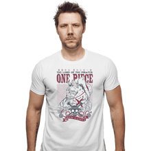 Load image into Gallery viewer, Shirts Fitted Shirts, Mens / Small / White Meow D Luffy
