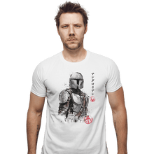 Load image into Gallery viewer, Shirts Fitted Shirts, Mens / Small / White Din Djarin
