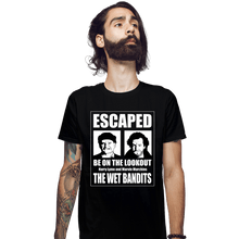 Load image into Gallery viewer, Secret_Shirts Fitted Shirts, Mens / Small / Black The Wet Bandits Have Escaped
