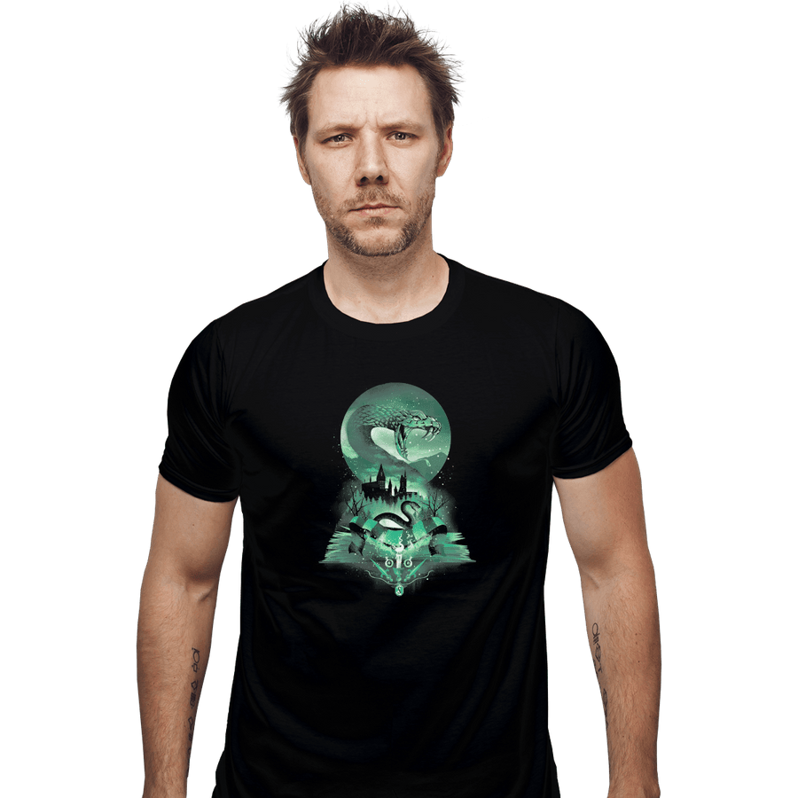 Shirts Fitted Shirts, Mens / Small / Black House Of Slytherin