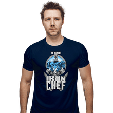 Load image into Gallery viewer, Daily_Deal_Shirts Fitted Shirts, Mens / Small / Navy The Iron Chef

