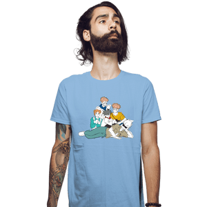 Secret_Shirts Fitted Shirts, Mens / Small / Powder Blue Jujutsu Club