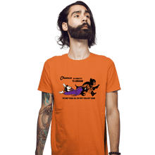 Load image into Gallery viewer, Secret_Shirts Fitted Shirts, Mens / Small / Orange Go  Directly To Arkham
