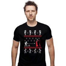 Load image into Gallery viewer, Shirts Fitted Shirts, Mens / Small / Black Christmasvania
